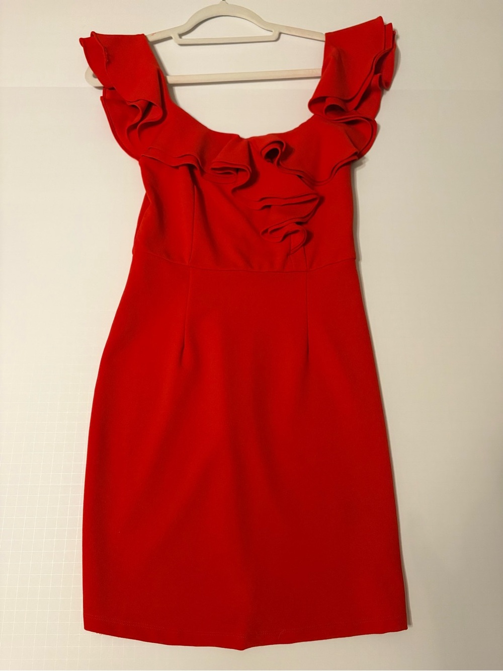 Kacey Montoya’s Closet | Lulu's Red Ruffled Bodycon Dress